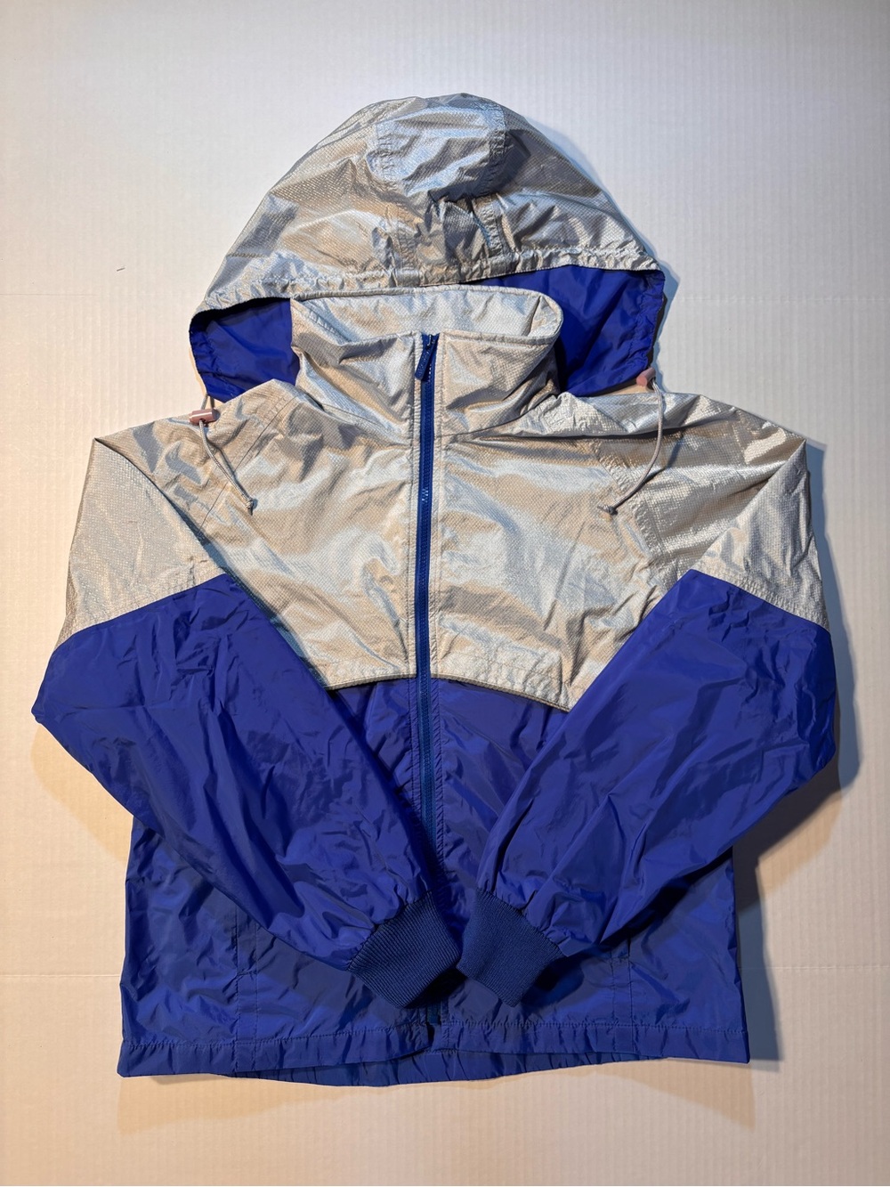 Vtg Profile Gore-Tex 90s Hooded Colorblock Full Zip Windbreaker Jacket Men’s L